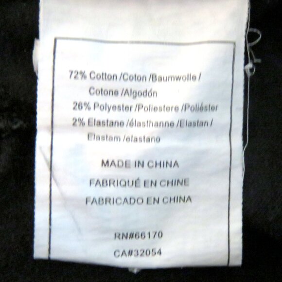 ZEE.GEE.WHY. Black Swizzle Sticks Mid Super Duper Skinny Jeans Size 25 - Picture 5 of 16